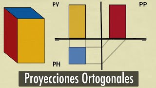 Proyecciones Ortogonales  Dibujo técnico [upl. by Iznek]