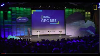 2019 National Geographic GeoBee Final [upl. by Osnohpla]