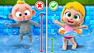 Safety in Swimming Pools 🏊 Swimming song  Safety Tips for kids More Nursery Rhymes amp Toddler Songs [upl. by Annavas]