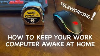 MOUSE JIGGLER HOW TO KEEP YOUR COMPUTER AWAKE [upl. by Ehcar]