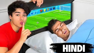 I built a SECRET Soccer field for Ronaldo Hindi stokes twins Hindi  mrbeasthindi [upl. by Eveiveneg]