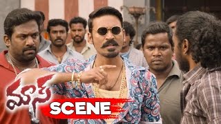 Dhanush Warns Police Officer Vijay Yesudas  Action Scene  Maari Movie Scenes [upl. by Vinita]