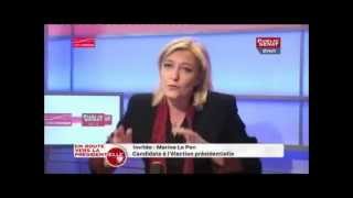 Marine Le Pen esttelle antisémite  Guillaume Durand pose la question [upl. by Adlee636]