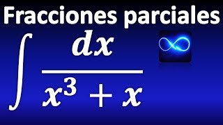 277 Integral mediante fracciones parciales con factor cuadrático irreducible [upl. by Draneb494]