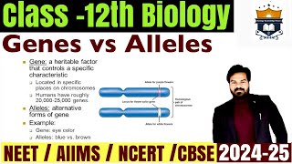 Gene vs Allele difference  Difference between Genes and Allele class 12 Biology  NEET [upl. by Travers]