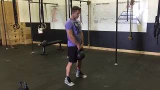 Stiff legged Kettlebell deadlift [upl. by Phila]