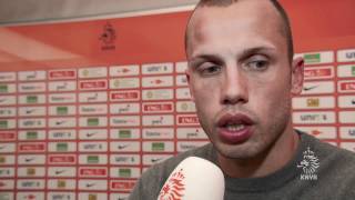 Interview Heitinga na OranjeSlowakije 3052012 [upl. by Atiuqram505]