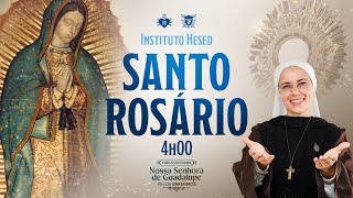 Santo Rosário  3º dia Tríduo à Nossa Senhora de Guadalupe  1112  Instituto Hesed [upl. by Atauqal]