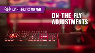 MasterKeys MK750 Gaming Keyboard  Onthefly System [upl. by Trueblood]