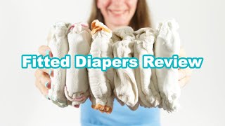 REVIEW Newborn Fitted Cloth Diapers Clotheez Esembly Babeegreens Luludew Loveybums [upl. by Brout497]