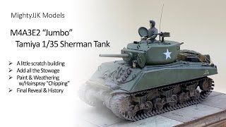 Tamiya M4A3E2 quotJumboquot Sherman Tank Final [upl. by Eelitan]