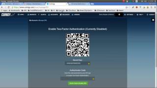 Coinigycom  Setup TwoFactor Authentication Tutorial [upl. by Aicenet]