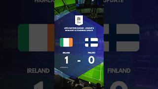 Highlight amp Goal Moment Ireland 10 Finland  UEFA National League B [upl. by Bilbe]