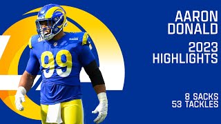 Aaron Donald  2023 Highlights [upl. by Damalis584]