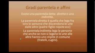 Gradi di parentela e affini Ricerca Genealogica Albero genealogicoavi [upl. by Bringhurst834]