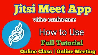 How To Use Jitsi Meet App  Jitsi Meet App Tutorial In Kannada [upl. by Sik405]