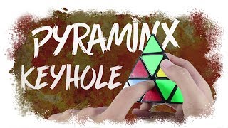 How to Solve a Pyraminx  Tagalog Tutorial Keyhole Method [upl. by Herwig]