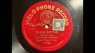 Rare VielOPhone Record  Black Bottom The New Dance  Regent Dance Orch [upl. by Annawit]