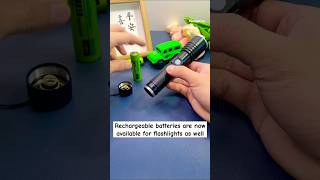 Rechargeable batteries are now available for flashlights as well [upl. by Brenza]