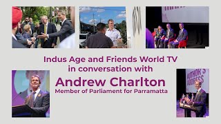 Indus Age in conversation with Andrew Charlton Member of Parliament for Parramatta [upl. by Sebastien940]