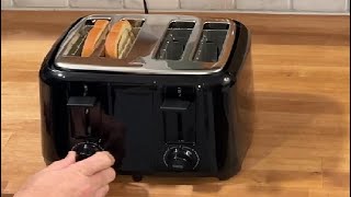 Proctor Silex 4 Slice Toaster Review 4 extra wide slots amp matches the kitchen Wife is happy [upl. by Alwyn915]