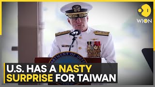 US prepares first line of defence in Taiwan plans to turn Taiwan strait into hellscape  WION [upl. by Edouard670]