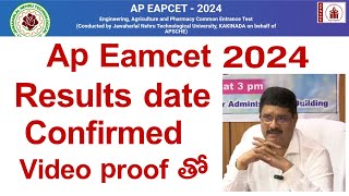 AP EAMCET EAPCET  2024 Results update  ap eamcet 2024 results date [upl. by Eseuqcaj352]