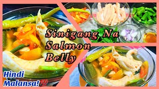 SINIGANG NA SALMON BELLY  SimplyDonaVlogs♥️ [upl. by Iralav]