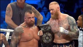 Thor Post Fight Interview After Beating Eddie Hall [upl. by Odnanref]