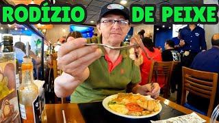 RODÍZIO DE PEIXE NO RESTAURANTE O PEIXEIRO NA TIJUCA RJ por Canal do Mariuu [upl. by Billat454]