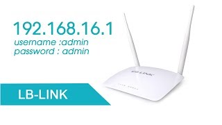 LBLink  192168161  Setup LBLink wireless router  NETVN [upl. by Sad]