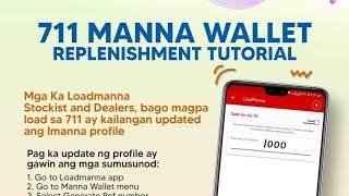 Paano magreplinish sa 7Eleven ng Manna Wallet  LOAD MANNA  LoadMannaApp [upl. by Lissy244]