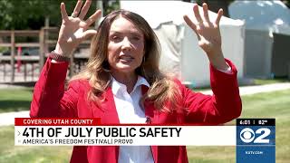 Provo officials gear up for large crowds at Americas Freedom Festival [upl. by Ahseikal]