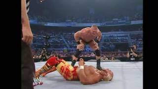 Brock Lesnar Vs Hulk Hogan 2002 Part 1 [upl. by Renick]