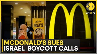 Malaysia McDonalds sues Israel boycott movement for 1 million in damages  WION [upl. by Rachaba]