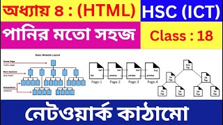 HSC HTML  Part  18 নেটওয়ার্ক কাঠামো  hsc ict class 4th chapter html  div tag [upl. by Nimaj]