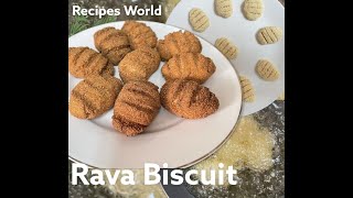 Rava Cookies  Cookies  Semolina  Sooji cookies II Rava Biscuit in Malayalam II Rava recipe [upl. by Hedveh]