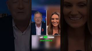 Piers Morgan RIPS LIBERAL Journalist 😳😳 trending shorts [upl. by Olenta]