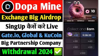 🔥 Dopamine Airdrop  Dopa Mine Wallet Free Airdrop  Daily Claim Dopa Coin  Dopamine Exchange [upl. by Carleton]