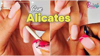 Cutícula Perfecta SIN TORNO  Manicura EN SECO  Paso a Paso [upl. by Aicinat]