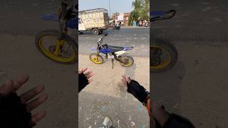 Dirt bike public reactiondirtbike publicreaction shortvideo minivlog [upl. by Anyk]