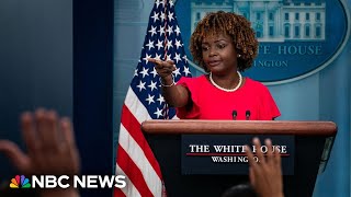 WATCH White House holds press briefing  NBC News [upl. by Akfir]