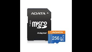 ADATA 256GB Premier Pro MicroSD Card Unboxing [upl. by Eremihc67]