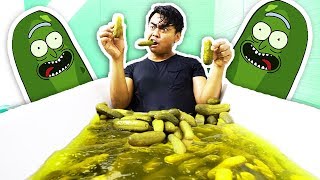 PICKLE BATH CHALLENGE [upl. by Ecraep849]