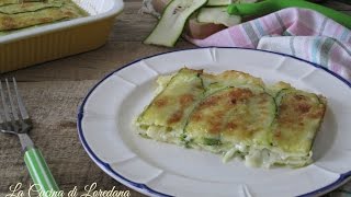 Parmigiana bianca di zucchine [upl. by Vanya631]