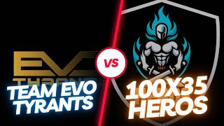 ATS Apex Cup Best of 5 Game 5  Team EVO Tyrants vs 100x35 Heros [upl. by Calendre762]