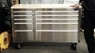 SGS 55quot STAINLESS TOOL CABINET [upl. by Anielram]