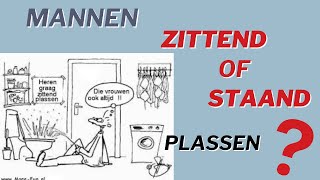 Moeten MANNEN nou ZITTEND of STAAND plassen [upl. by Christian]