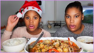 SEAFOOD GUMBO MUKBANG [upl. by Wymore]