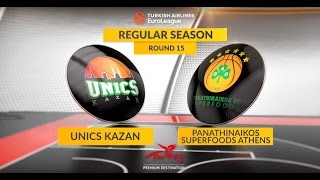 Highlights Unics Kazan  Panathinaikos Superfoods Athens [upl. by Namas574]